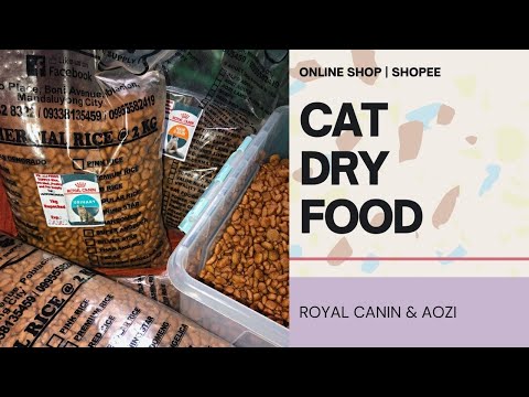 Unboxing My Cat Food | Aozi & Royal Canin