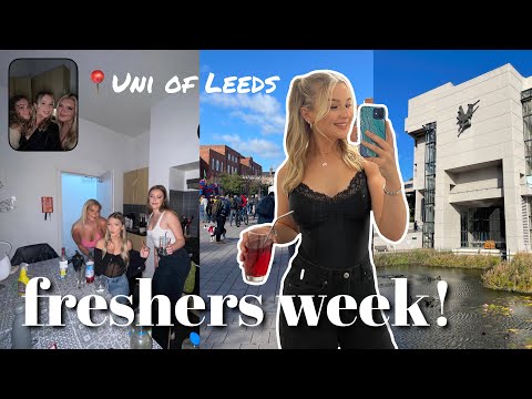 FRESHERS WEEK VLOG | as a final year student at Uni of Leeds!