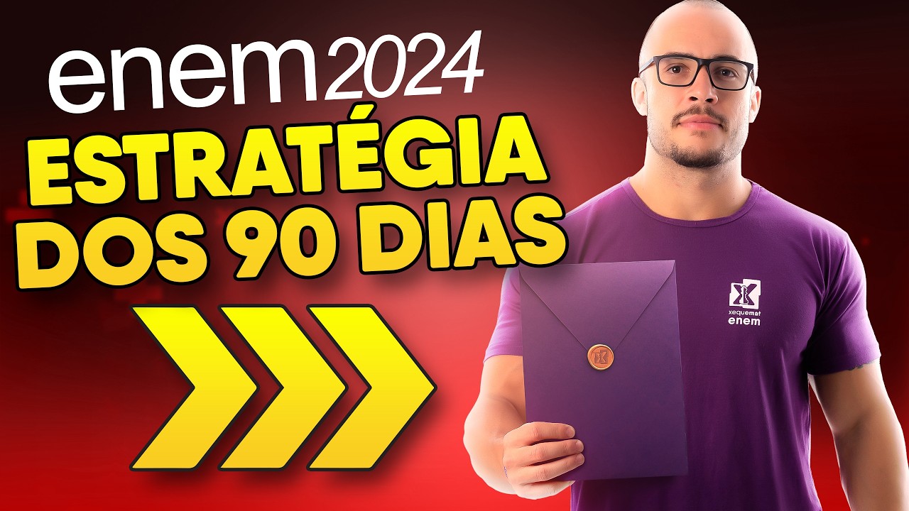COMO ESTUDAR FALTANDO 90 DIAS PARA O ENEM E TIRAR MAIS DE 800 PONTOS!