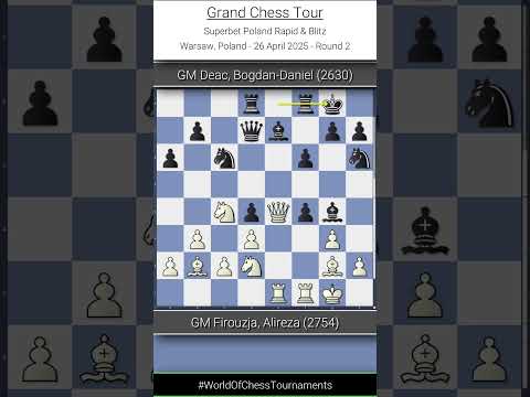 GM Alireza Firouzja vs GM Bogdan-Daniel Deac | GCT - Superbet Poland Rapid & Blitz 2025 | Round 2