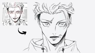 How to Draw Yuji Itadori Manga (Modulo) | Easy Step by Step | Jujutsu Kaisen