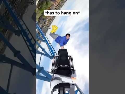 When Your Seatbelt Is Loose On The Roller Coaster 🤣 #shorts #relatable