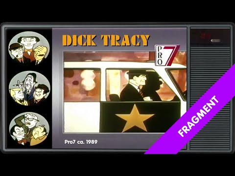 Dick Tracy als Pro7-Pausenfüller, vorab Programmtrailer (ca. 1989)