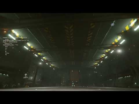 Star Citizen - Alpha 3.17.2 - Spawning The Smallest Ship Inside The Largest Hanger