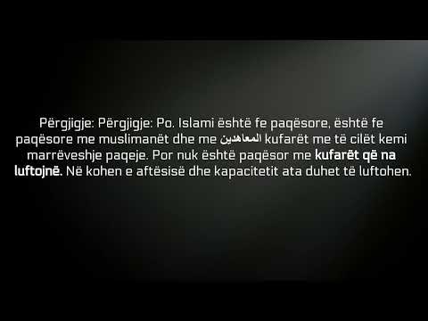 A është Islami fe paqësore? - Feuzan