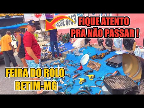 CONHEÇA a FEIRA da CATIRA DO ROLO TROCA de BETIM em MINAS GERAIS BAIRRO ALTEROSA A MAIOR DA REGIÃO !