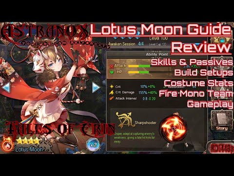 TALES OF ERIN Lotus Moon Guide Character Review - Best Hero Skills & Costumes - Items & Skill Builds