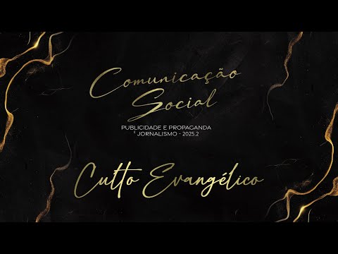 Culto de Formatura | Publicidade e Propaganda e Jornalismo UNIT 2025.2 | 04.12.2025