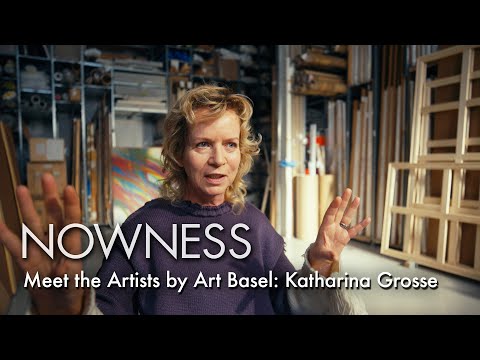 In her Berlin studio, visual artist Katharina Grosse follows her own philosophy through painting