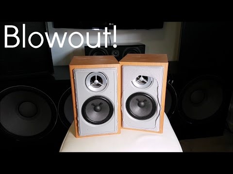 Blowing Cheap LG Speakers!!