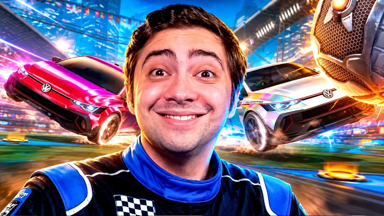 TESTANDO O NOVO GOLF GTI! - ROCKET LEAGUE COM O FALCON