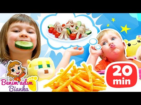Çocuk videoları. Bianka ile yemek yapma oyunları. Evcilik oyunları.