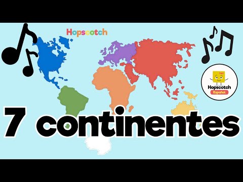 Canción de los 7 continentes (Hopscotch 7 Continents Spanish)