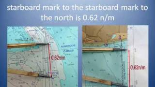 preview picture of video 'Measuring distance on a nautical chart'