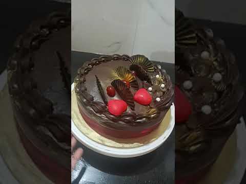 #avniscakes#truffle१kg cake#round_shape#chocolatelover