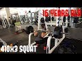 410x3 SQUAT PR | 16 YEARS OLD