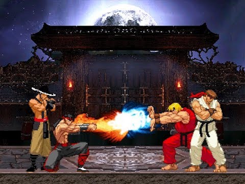 Ryu e Ken vs Liu Kang e Kung Lao