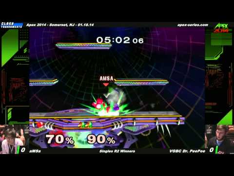 Apex 2014 - aMSa vs VGBC Dr. PeePee - SSBM