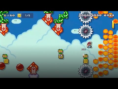 Mario maker 2 castle run level