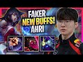 FAKER TRIES AHRI WITH NEW BUFFS! - T1 Faker Plays Ahri MID vs Lee Sin! | Season 2024