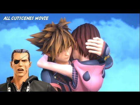 Kingdom Hearts 3 Remind DLC All Cutscenes Movie With ENDING