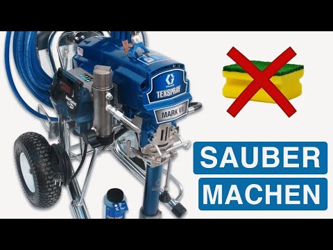 Airless Gerät einfach & schnell reinigen 2020 | Der Wandprofi