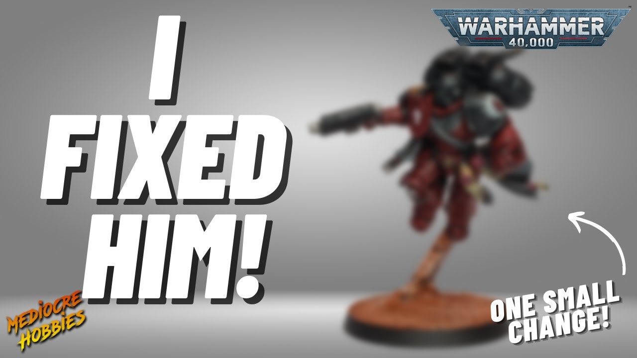 Paint the new Captain with Jump Pack for Warhammer 40k!