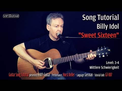Guitar Song Tutorial: "Sweet Sixteen" Billy Idol
