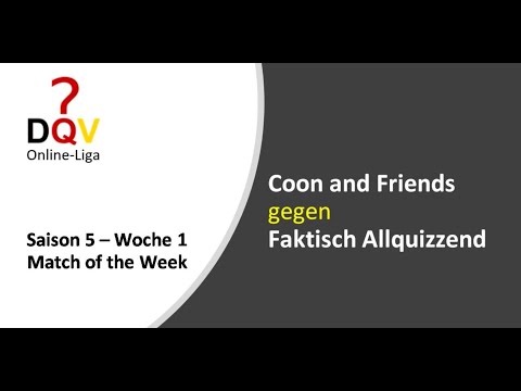 DQV Online-Liga Saison 5 - Woche 1