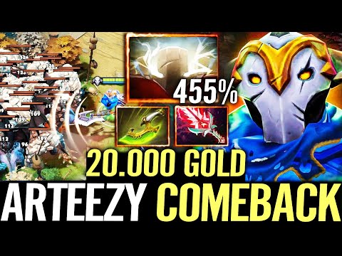 🔥 ARTEEZY Sven 20.000 GOLD Comeback — Swift Blink + Bloodthorn 455% DMG MAX PHYSIC Dota 2 Pro