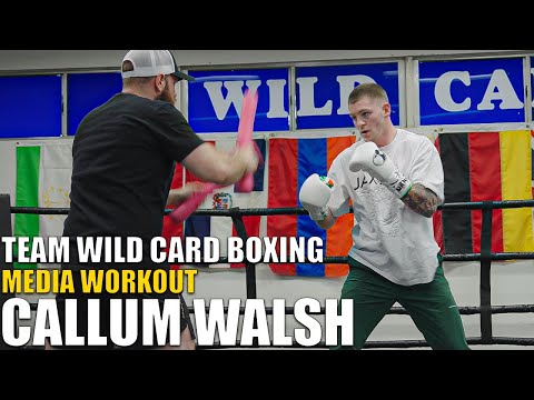 Team Wild Card Boxing Media Workout - Callum Walsh