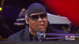 Stevie Wonder &quot;Isn&#39;t She Lovely&quot; Global Citizen 2017 New York
