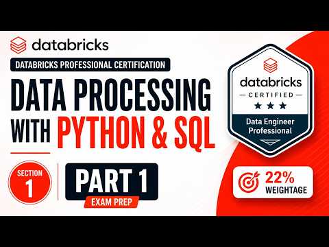 Databricks Data Engineer Professional Section 1 Part 1 Python Sql Data Processing Exam Prep