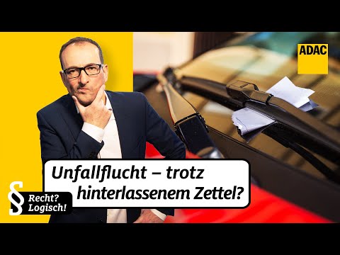 Fahrerflucht/Unfallflucht: Diese Strafen drohen | ADAC | Recht? Logisch!