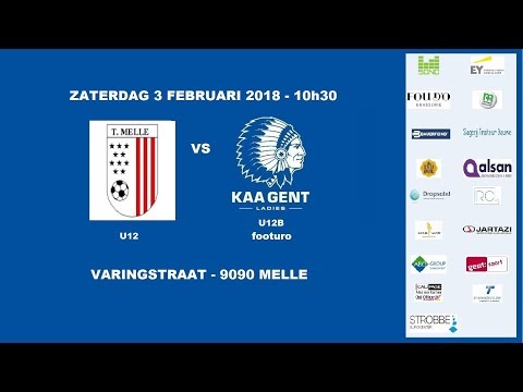 FC Tenstar Melle U12 -  KAA Gent Ladies U12B - 3 februari 2018