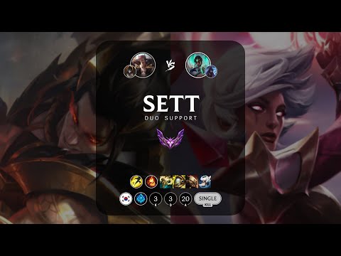 Sett Support vs Karma - KR Master Patch 13.4
