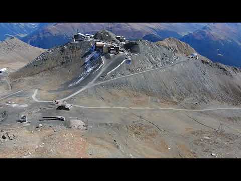 Mit der Parsennbahn  von Davos auf 2800m.