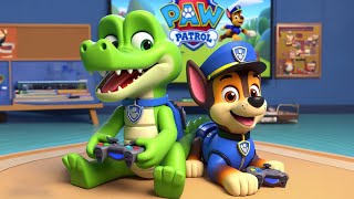 Crocky Plays - Paw Patrol World With Mighty Pups - Kids Game