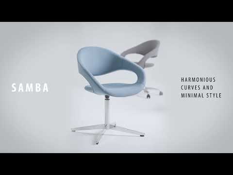 Fauteuil d'accueil polyvalent et confortable - SAMBA - Design italien contemporain et configurations variées_9