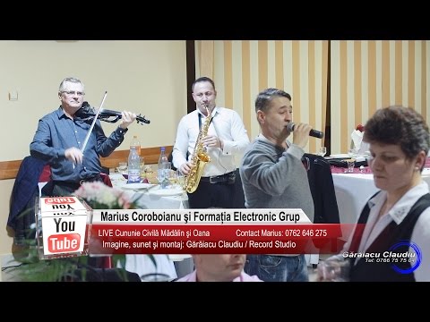 Marius Coroboianu si Electronic Grup | Colaj SARBA LIVE | Madalin si Oana | Muzica de Petrecere