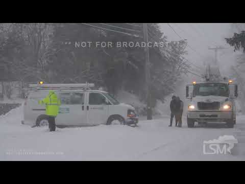 01-29-2022 Duxbury, MA - Hurricane Force wind gusts from Blizzard- Heavy snow