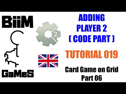 Construct 2/3 - Tutorial 019 - Card Game on Grid - Part 06 [ Adding Player 2, ( Code Part ) ]