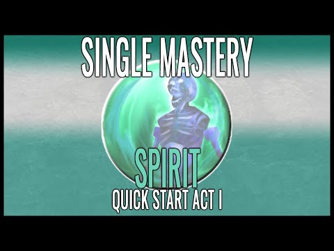 Titan Quest Spirit Single Mastery - Act 1 Quickstart