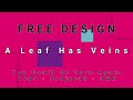 FREE DESIGN-A Leaf Has Veins