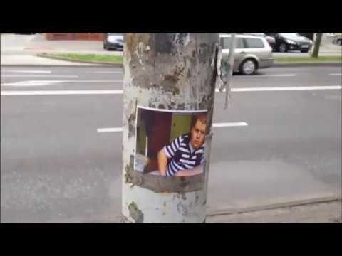 Łukasz Wiśniewski - Śmieszne naklejki w mieście Zamość