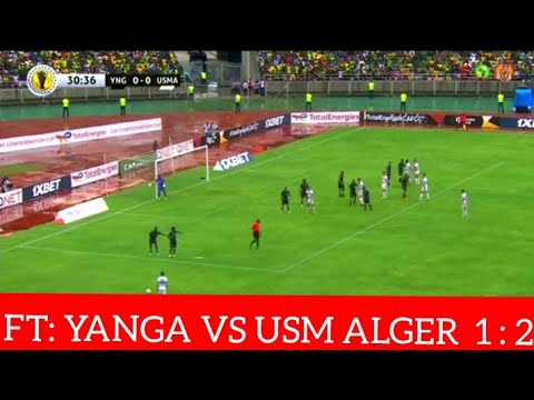 Magoli yote mechi ya Yanga SC vs USM Alger 1-2
