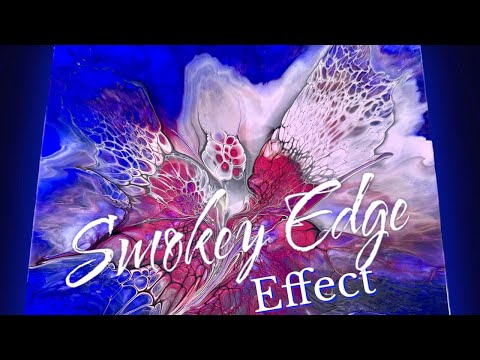 #412 Smokey Edge Effect! Butterfly Bloom! #paint #art