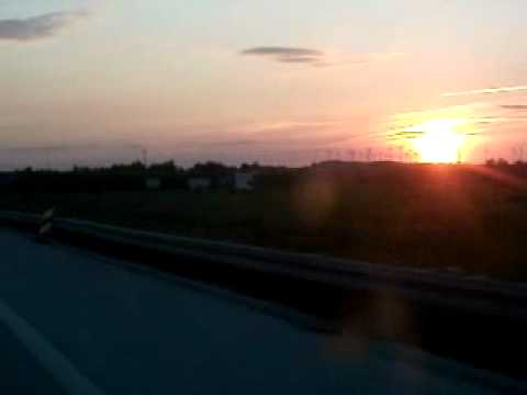 Autostrada A4 tuż przed granicą