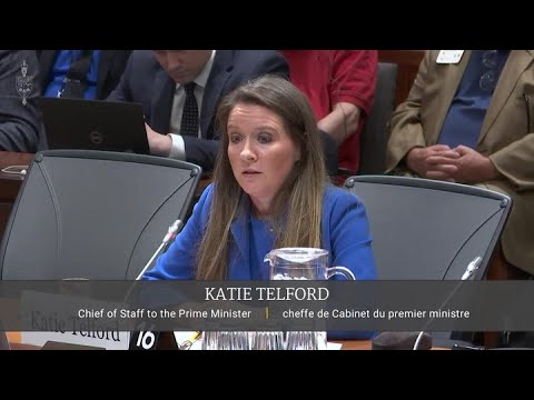Katie Telford testifies on foreign interference at parliamentary committee FULL VIDEO