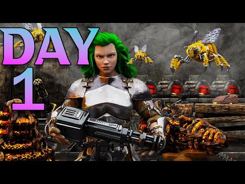 Claiming an INSANE Crouch Cave Day 1 as a DUO with 20,000 Hours  - Ark PvP